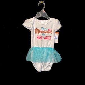 🍀Be a mermaid Tutu One Piece 6-9 months🍀